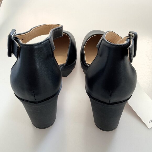 DADAWEN CHUNKY HEELS PLATFORM SHOES PARTY BUSINESS CASUAL - Picture 7 of 15